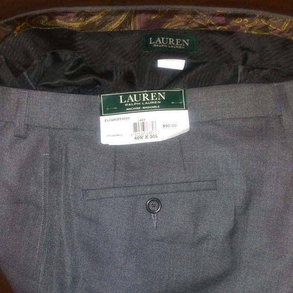 Lauren Ralph Lauren Dress Gray Pants - Picture 3 of 4